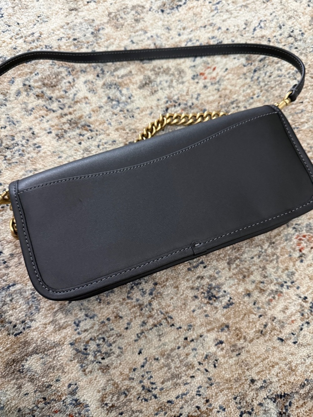Coach Dinky Black Leather Shoulder Bag - Picture 3 of 7